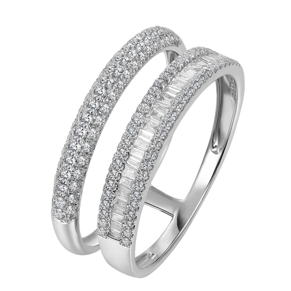 Natural Diamonds Women's Real Diamond Engagement Rings at Rs 31600 in Surat